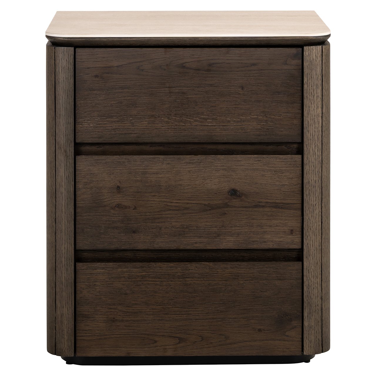 Nachttisch Ritz 3 Schubladen (Brown) Nachttisch Ritz 3 Schubladen (Brown)