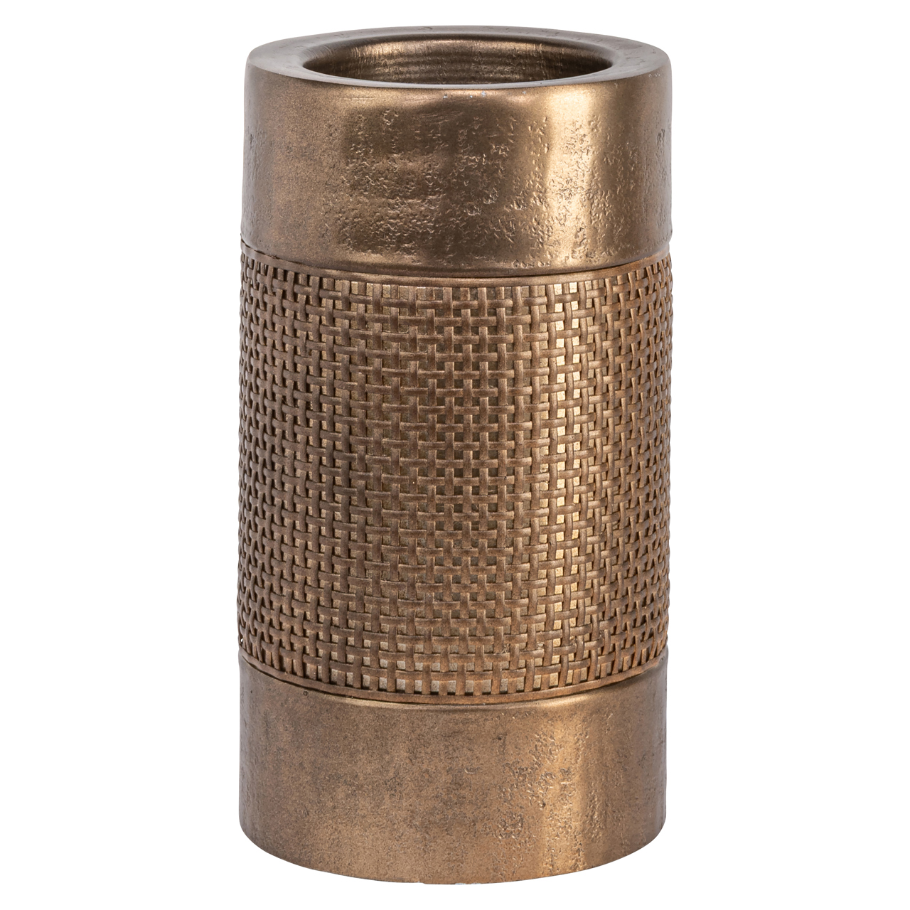 Kerzenhalter Aya brushed gold small