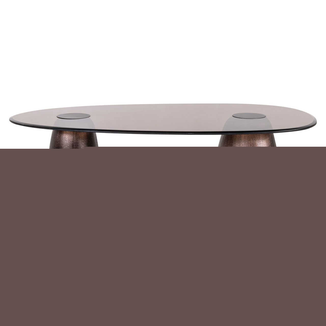 Couchtisch Hayden bronze oval