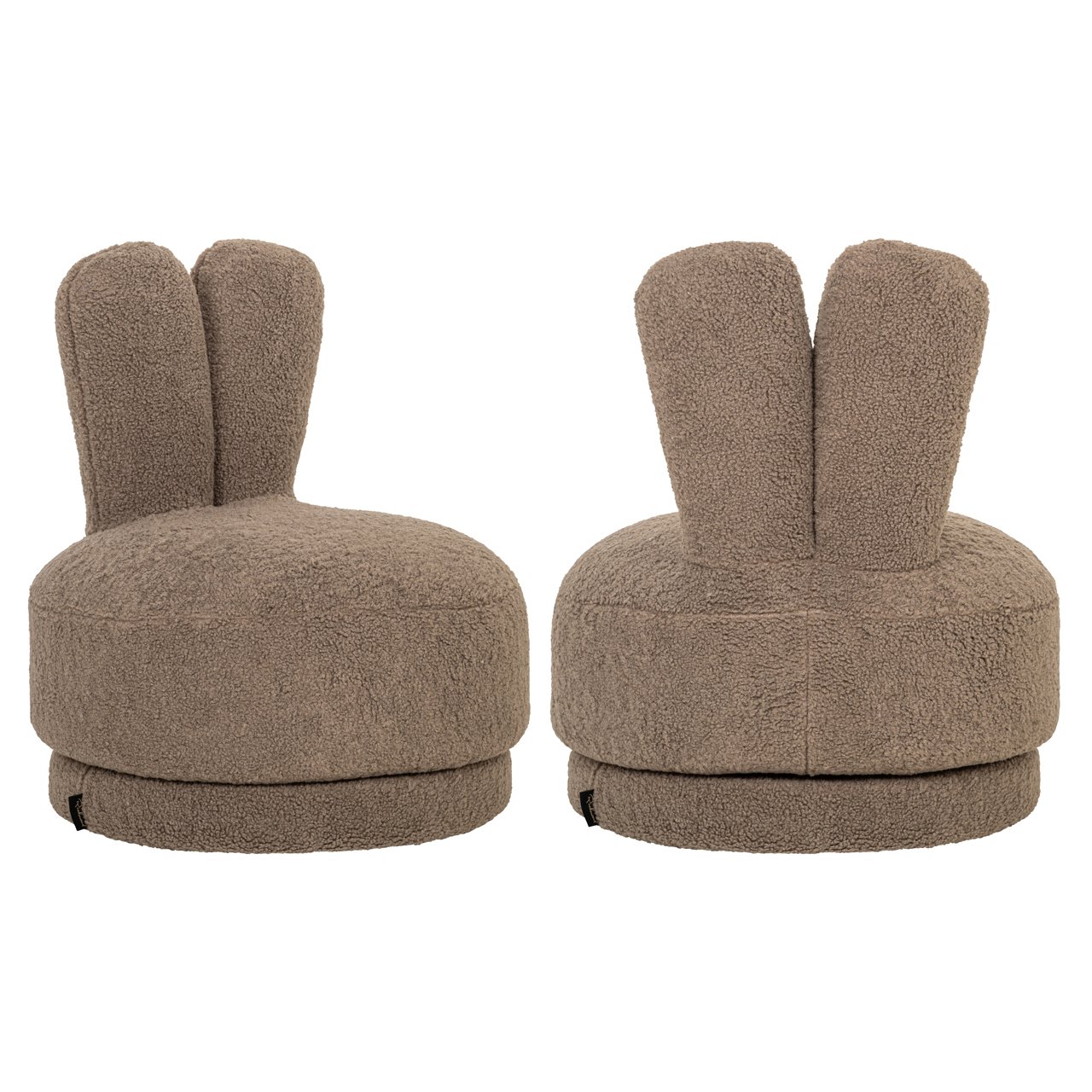 Lounge Stuhl Bunny taupe swivel kids