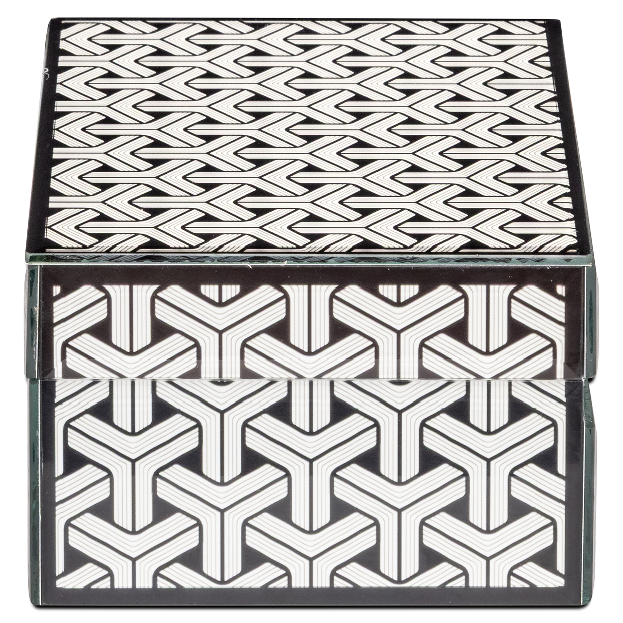 Aufbewahrungsbox Feliz black/white small