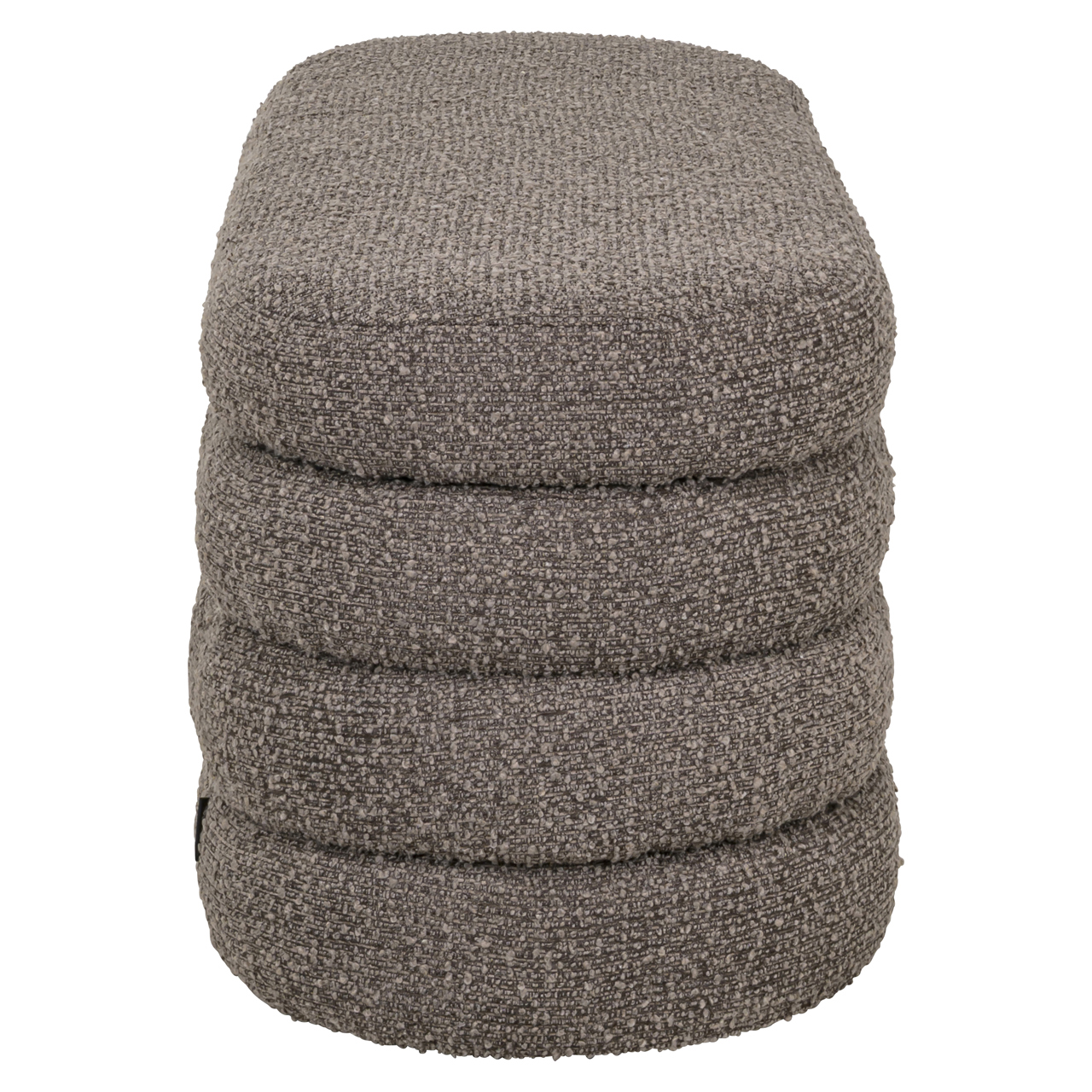 Hocker & Fußbank Camille brown chunky