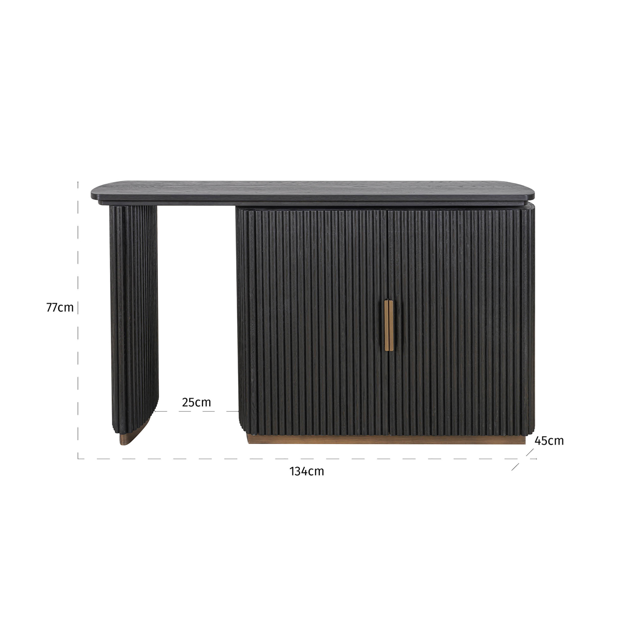 Schreibtisch Cambon dark coffee