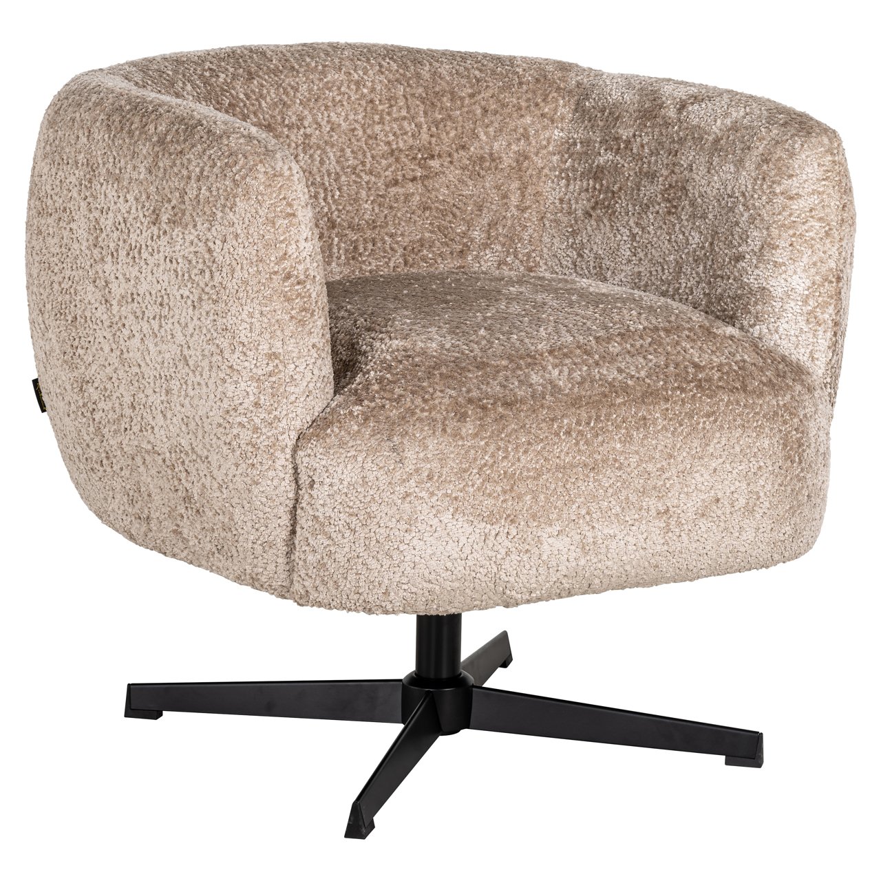 Lounge Stuhl Estelle sheep natural swivel
