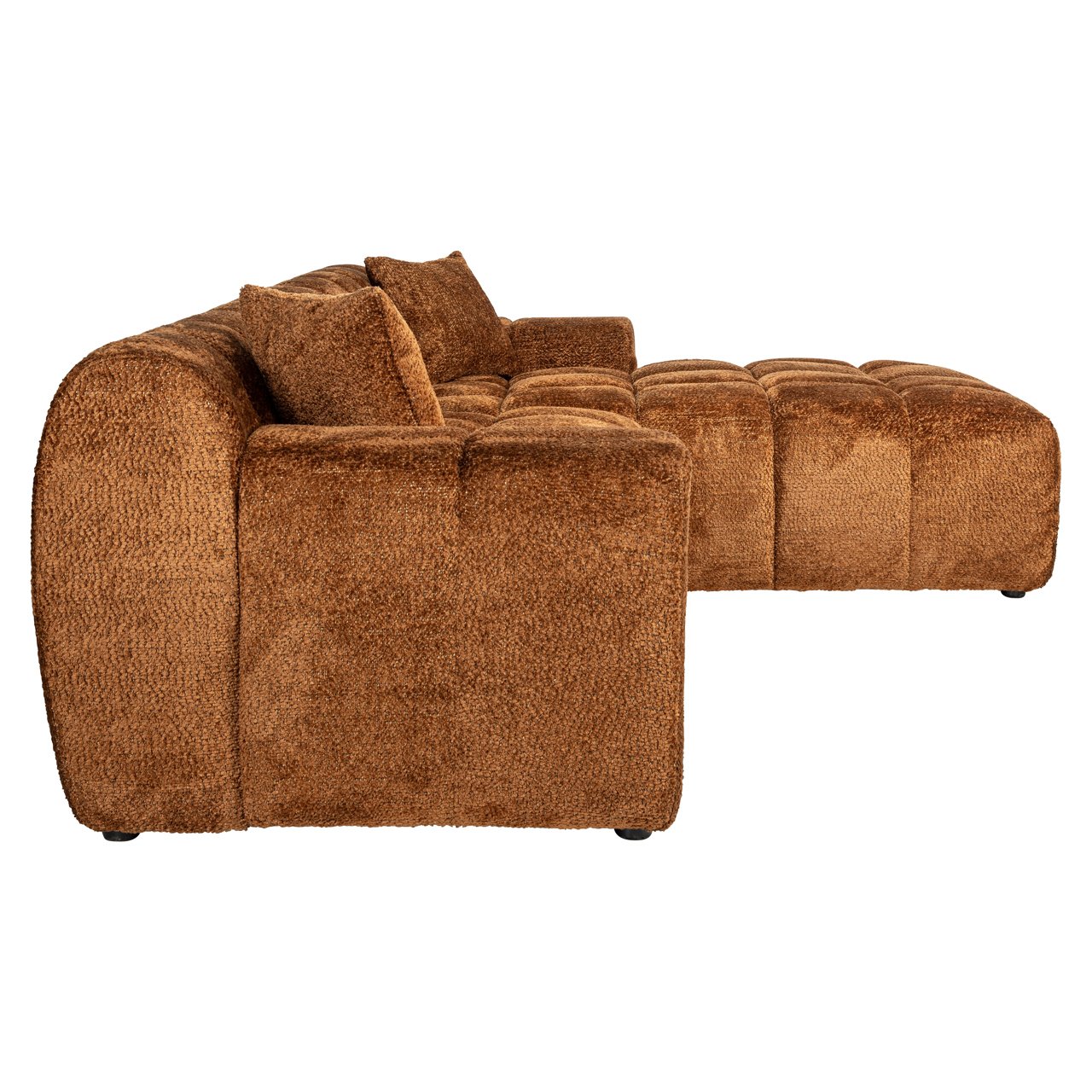 Sofa Cube lovely cinnamon 3-seater + lounge right Sofa Cube lovely cinnamon 3-seater + lounge right