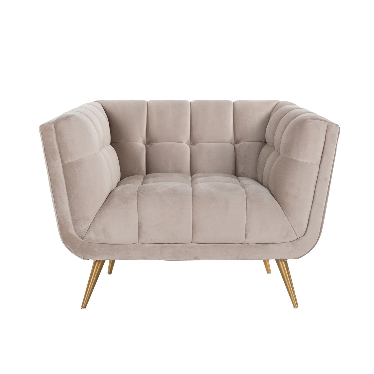 Lounge Stuhl Huxley khaki velvet Lounge Stuhl Huxley khaki velvet