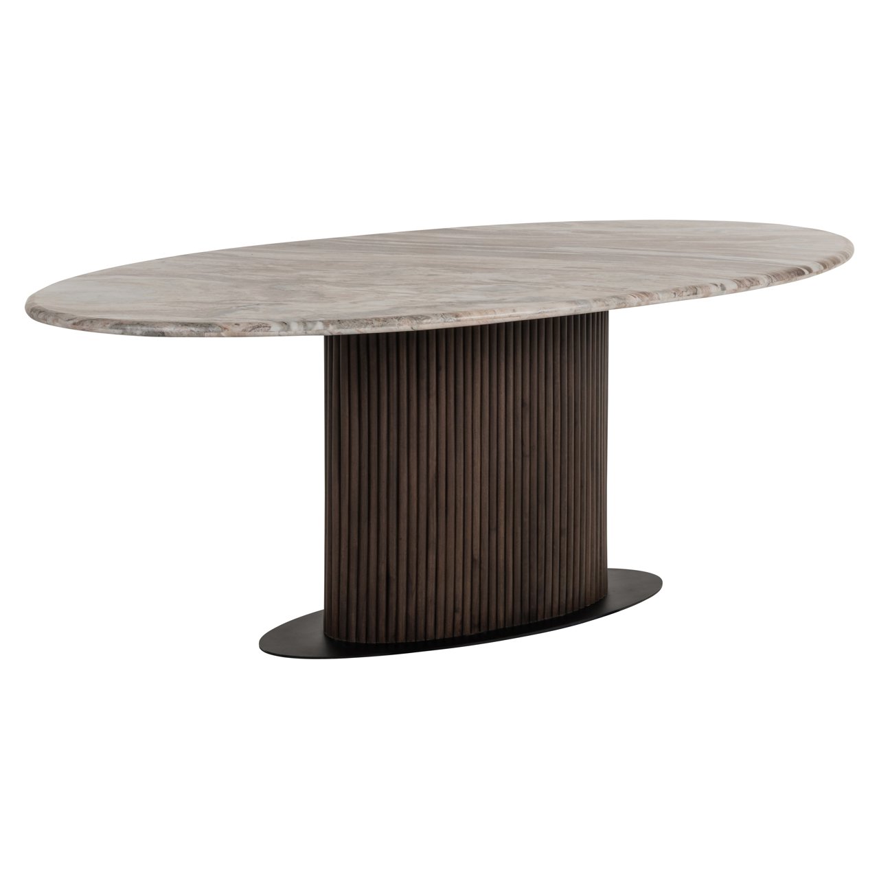 Esstisch Rasford dark brown oval 200 Esstisch Rasford dark brown oval 200