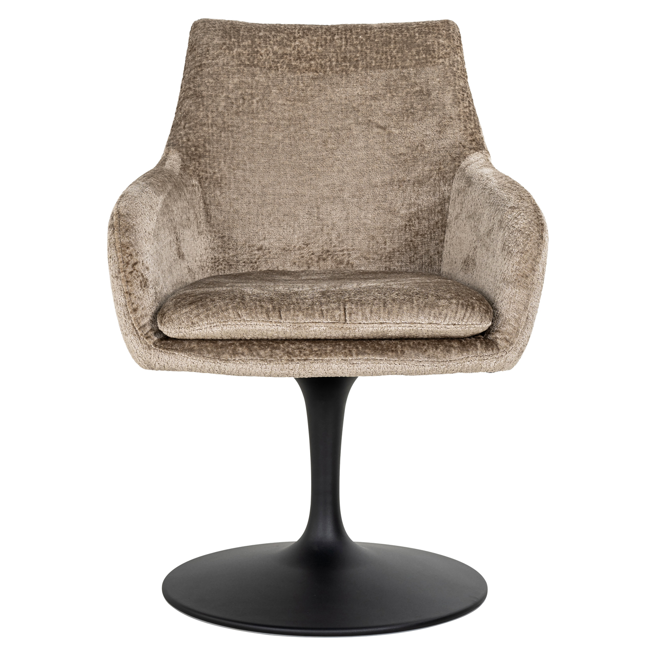 Esszimmerstuhl Marlon taupe chenille swivel