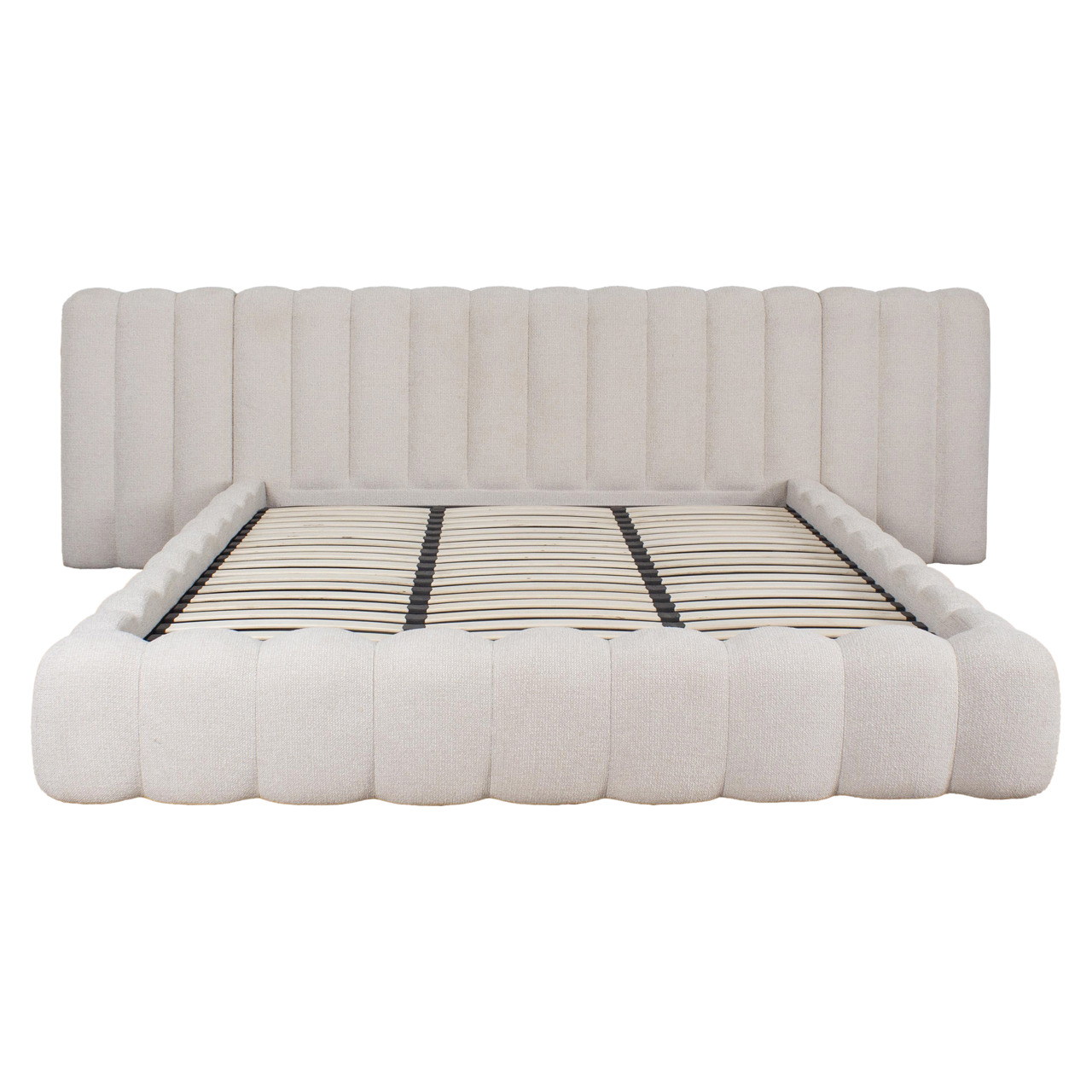 Bett Cupidon cream fancy 180x210 (mattress size) with storage