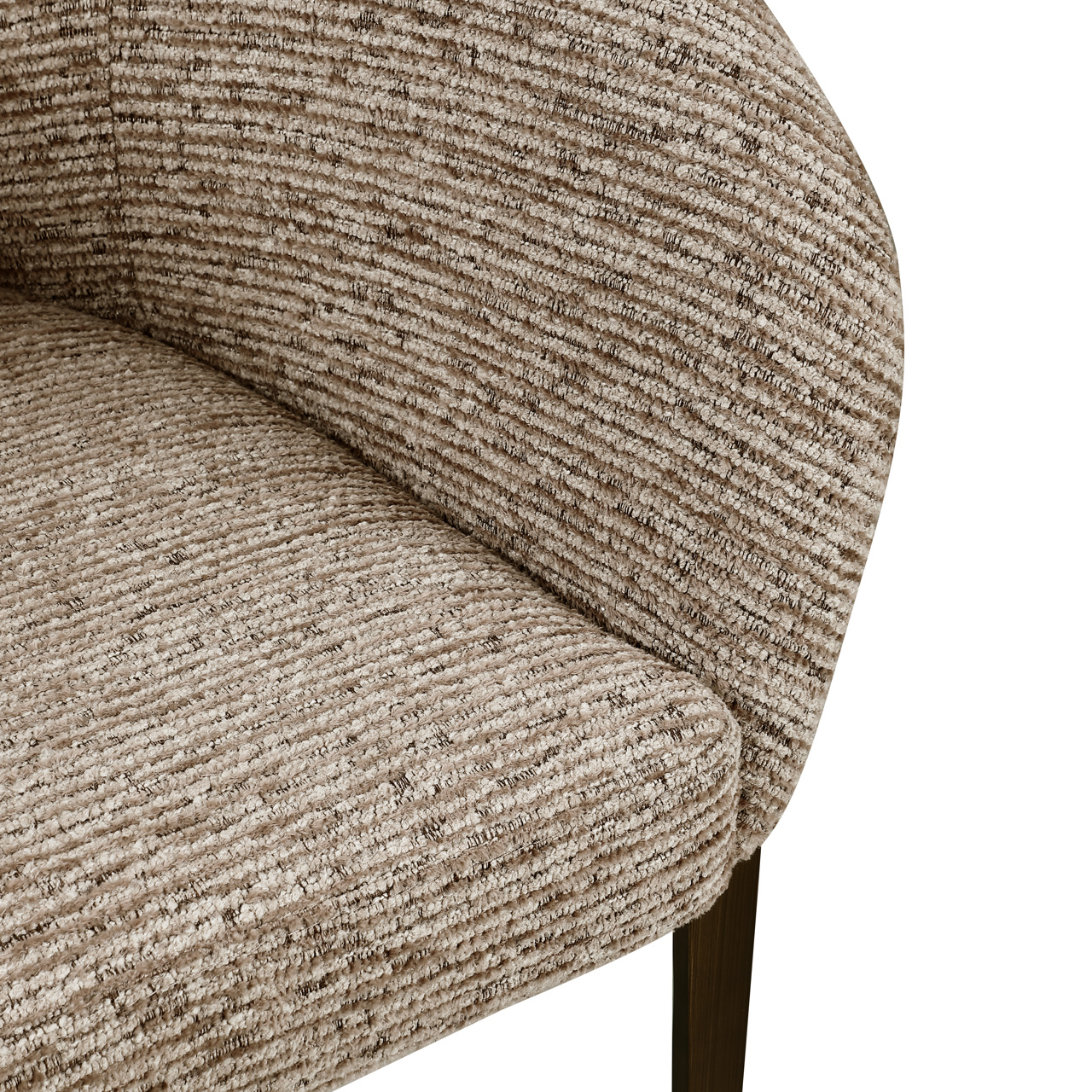 Esszimmerstuhl Kenzi mocca linear fire retardant