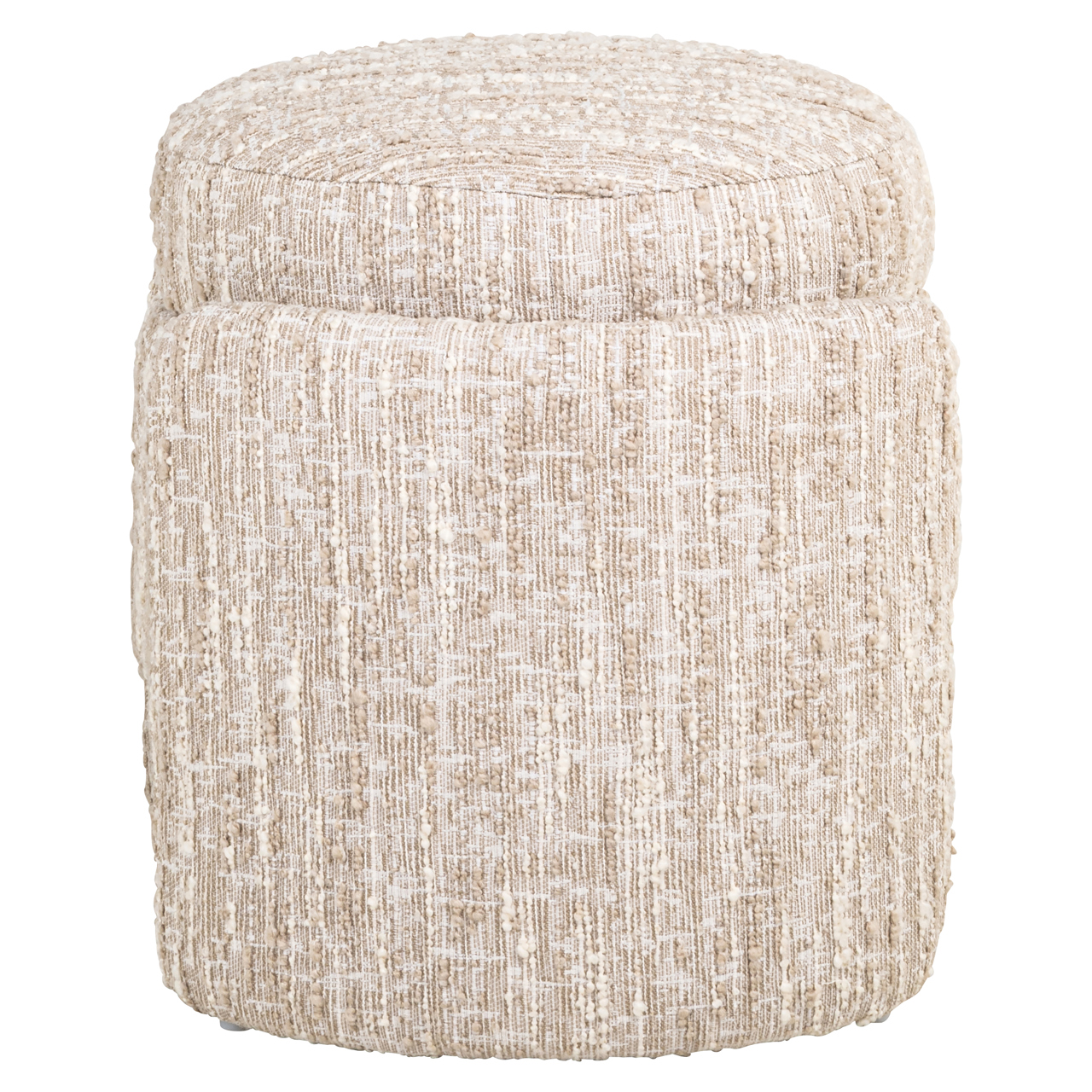 Hocker & Fußbank Cupid beige angora with storage