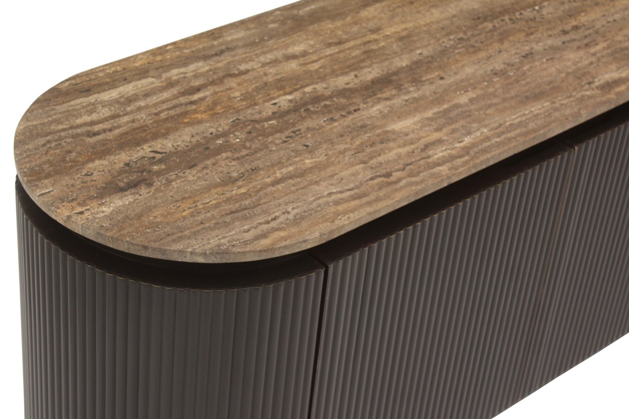 TV-Schrank Russo brown 4-doors