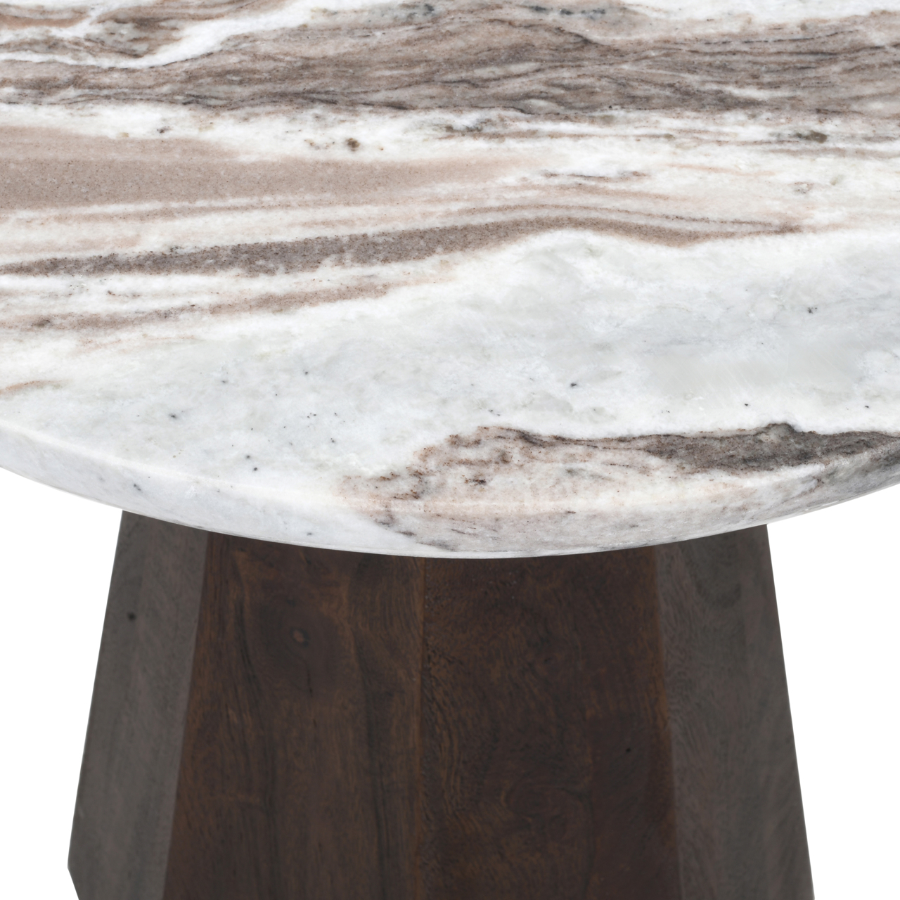 Beistelltisch Oberoy Blush beige 45Ø