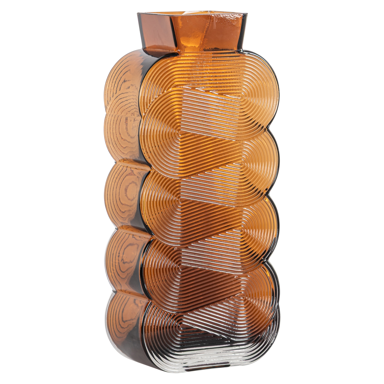 Vase Venice brown large