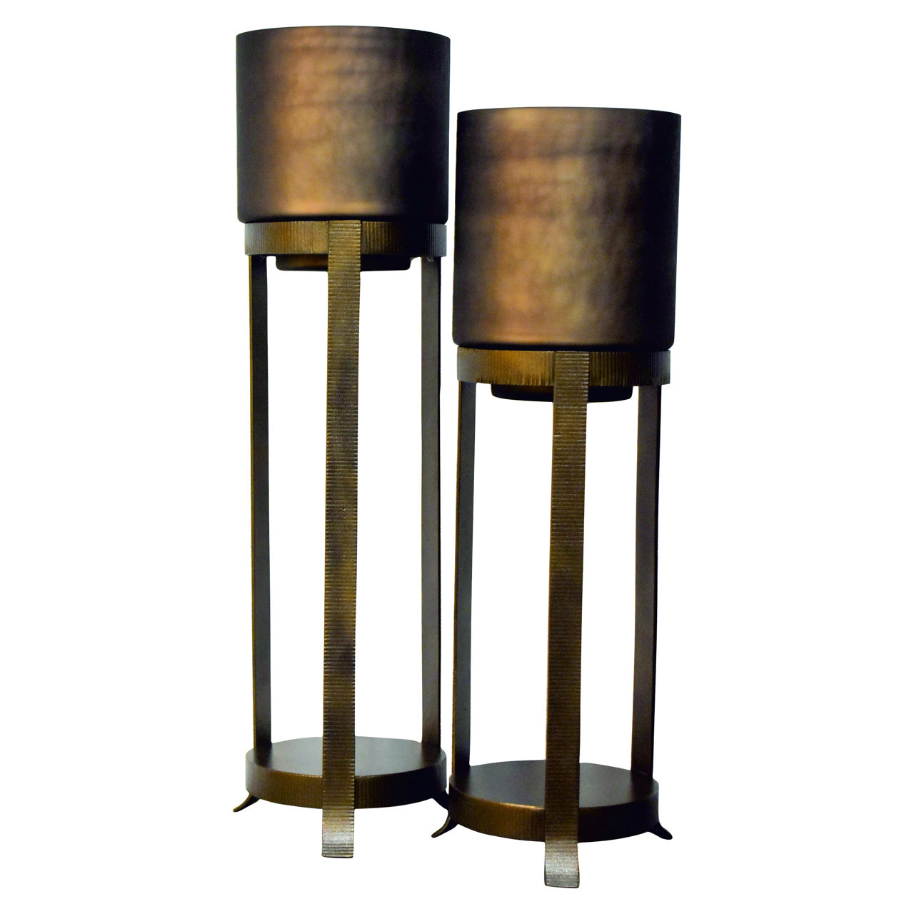 Windlicht Mione bronze small