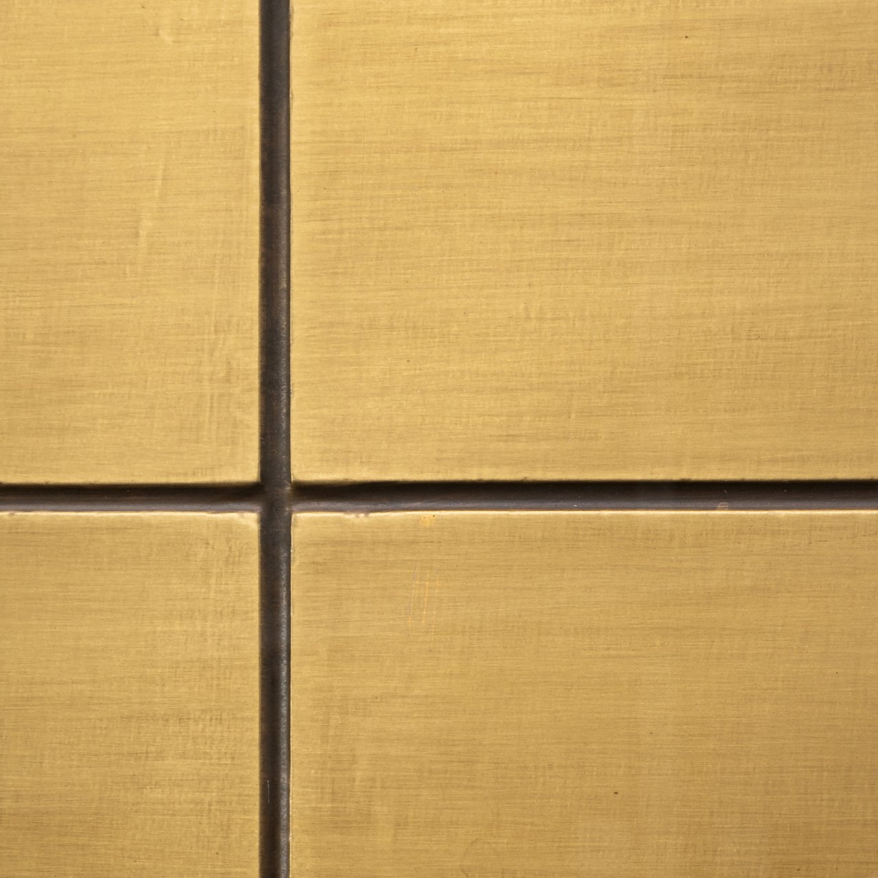 Couchtisch Collada brushed gold incl. glass top