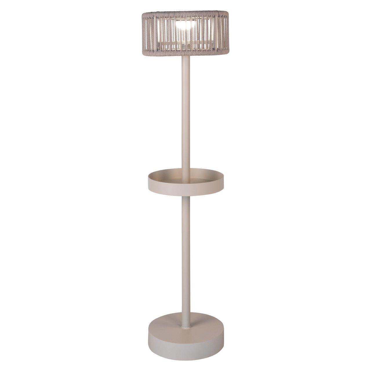 Garten Stehlampe Lunar light beige 