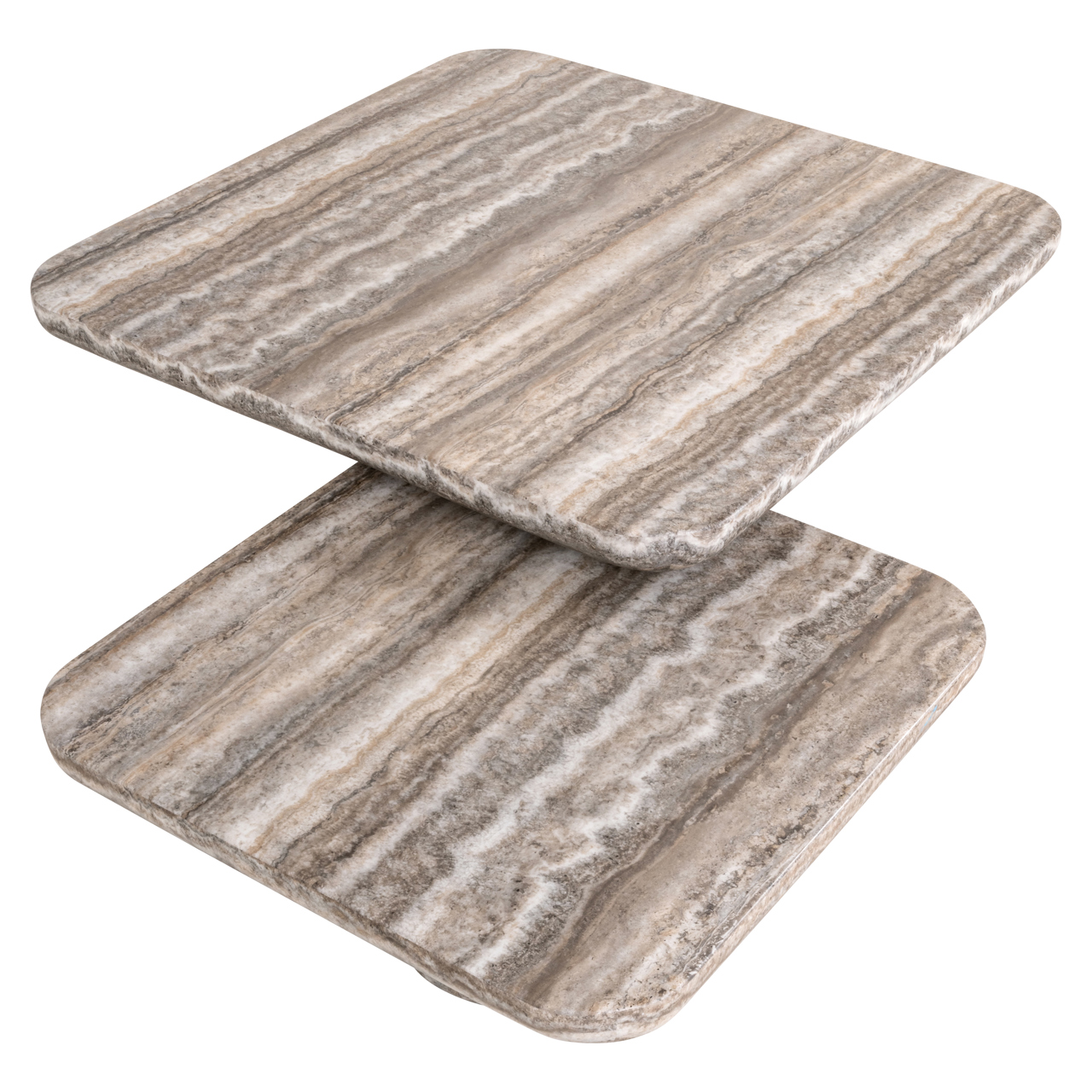 Couchtisch Dulce grey  (denizly) (Set of 2)