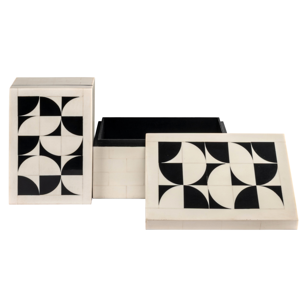 Aufbewahrungsbox Flake white (Set of 2)