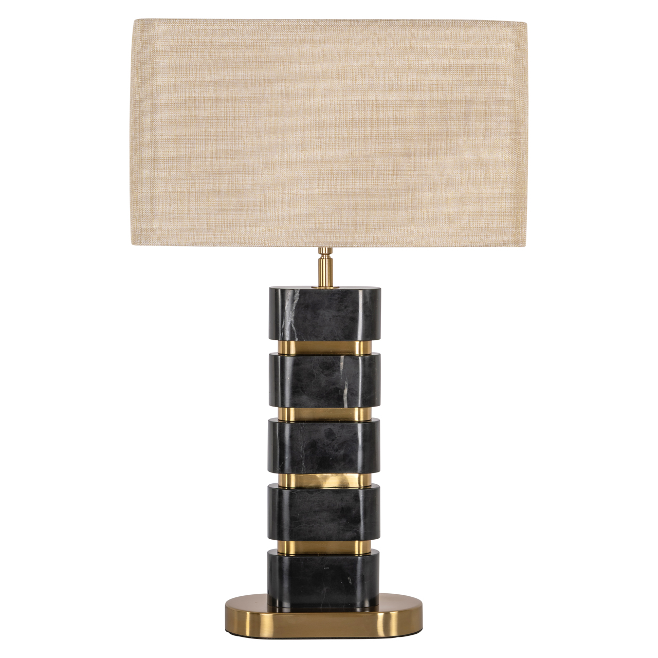 Tischlampe Levina black/gold