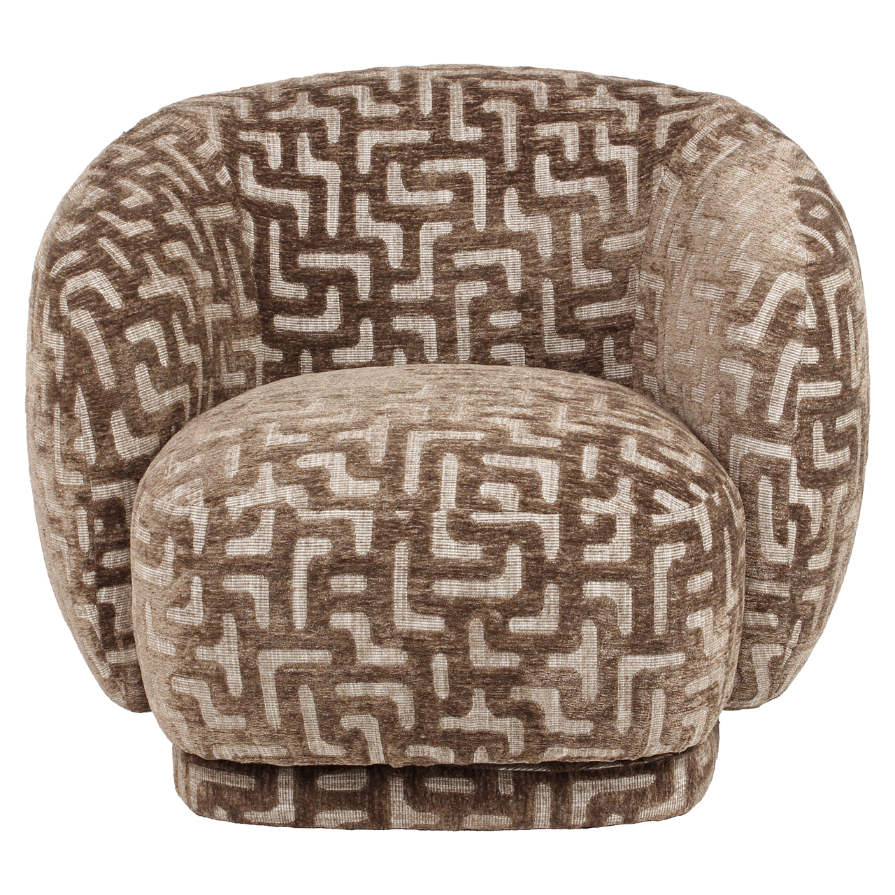 Lounge Stuhl Negreslo brown labyrinth