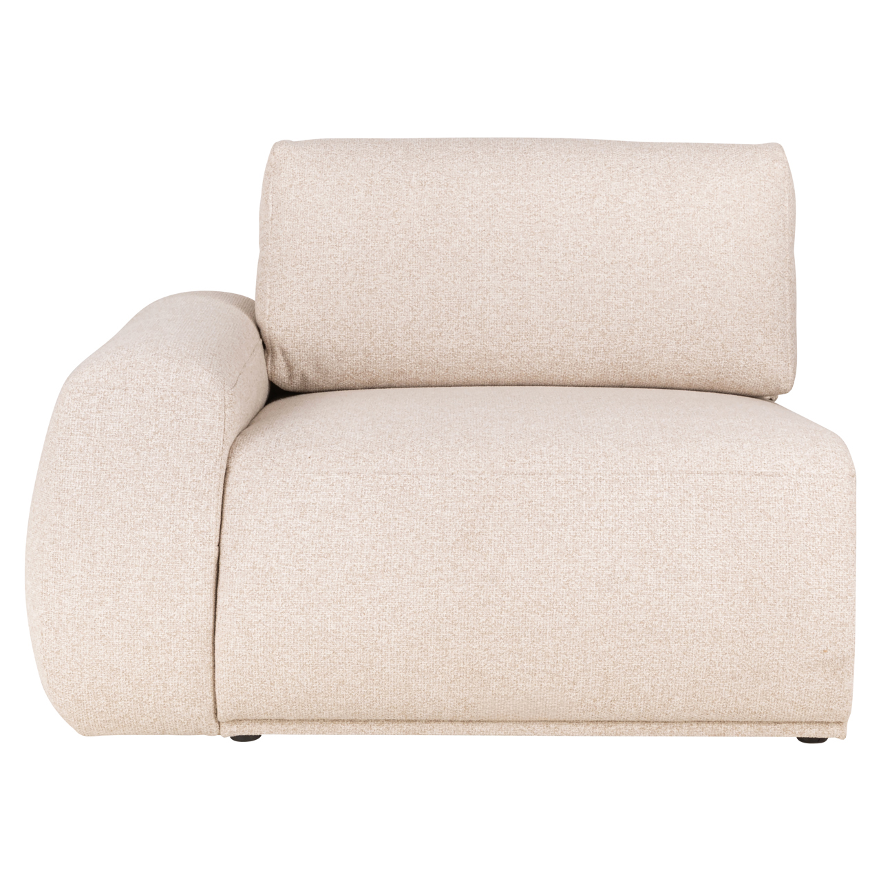 Sofa Bolica cayenne ecru 1 seat arm left