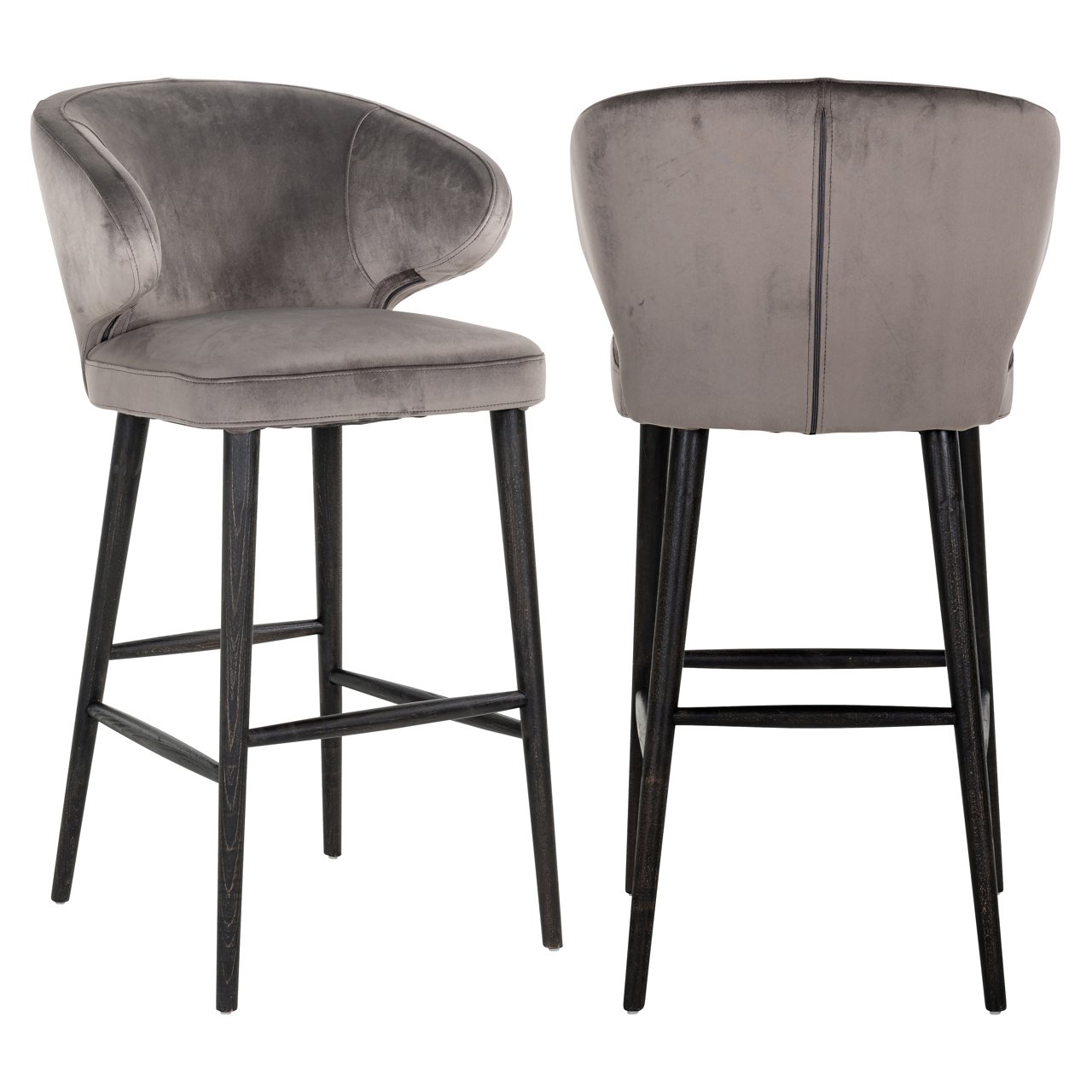 Barhocker Indigo stone velvet