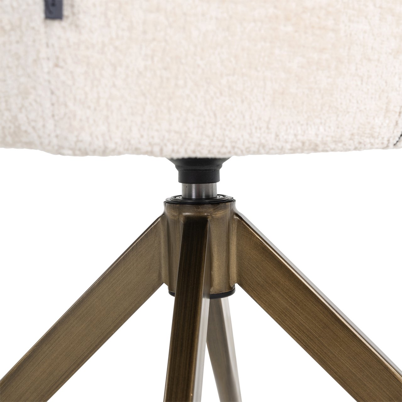 Esszimmerstuhl Aline FR white chenille swivel fire retardant
