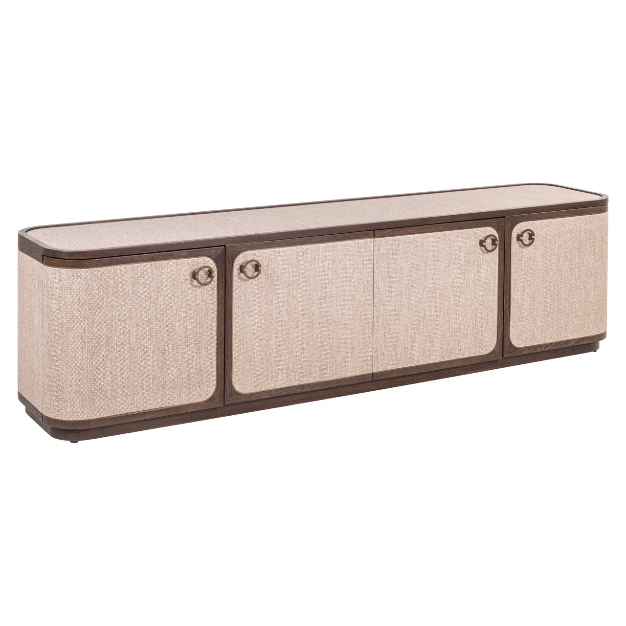 TV-Schrank Willox brown 4-doors