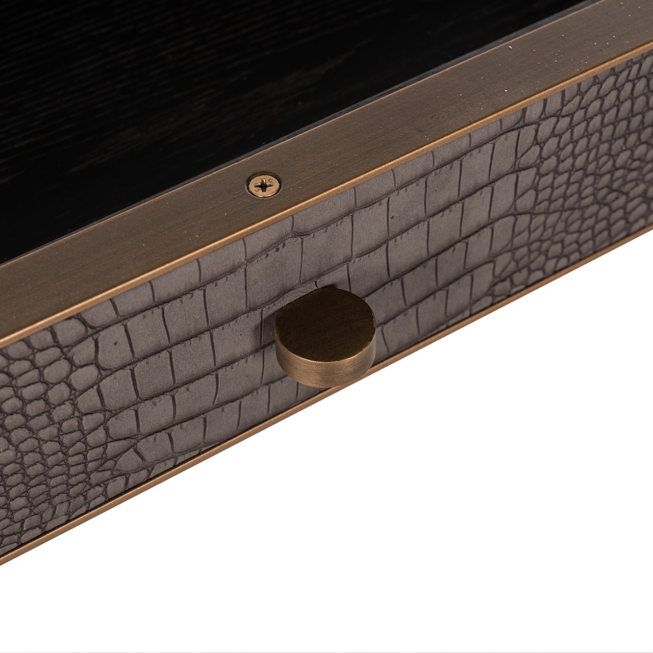 Schreibtisch Classio 2-Schubladen (Brushed Gold) Schreibtisch Classio 2-Schubladen (Brushed Gold)