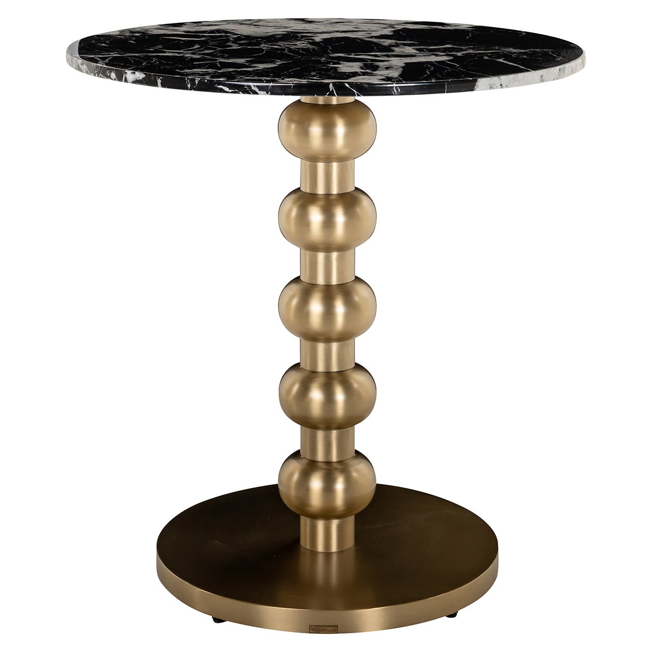 Bistrotisch Witlox 75Ø (Black/gold)