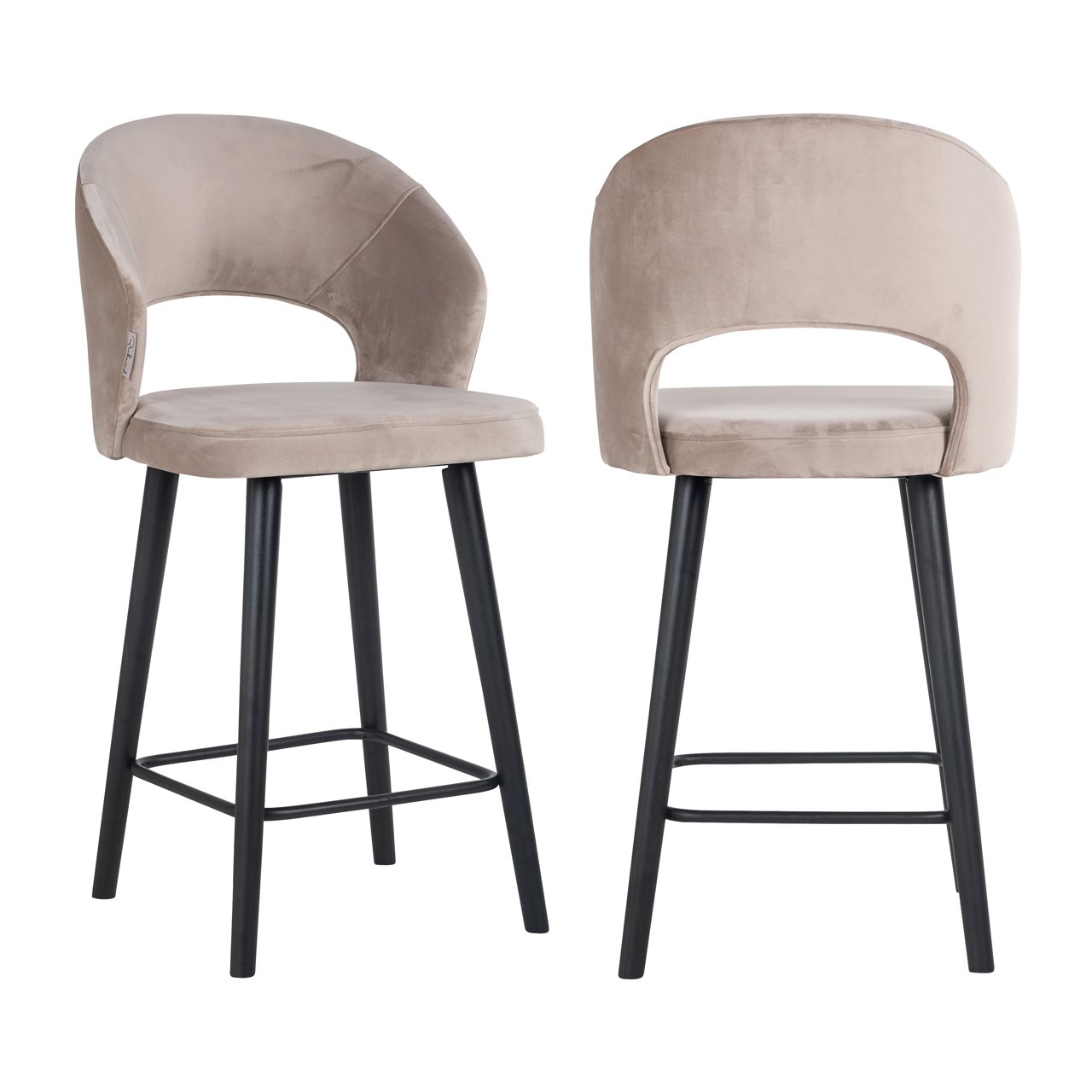 Thekenstuhl Savoy khaki velvet