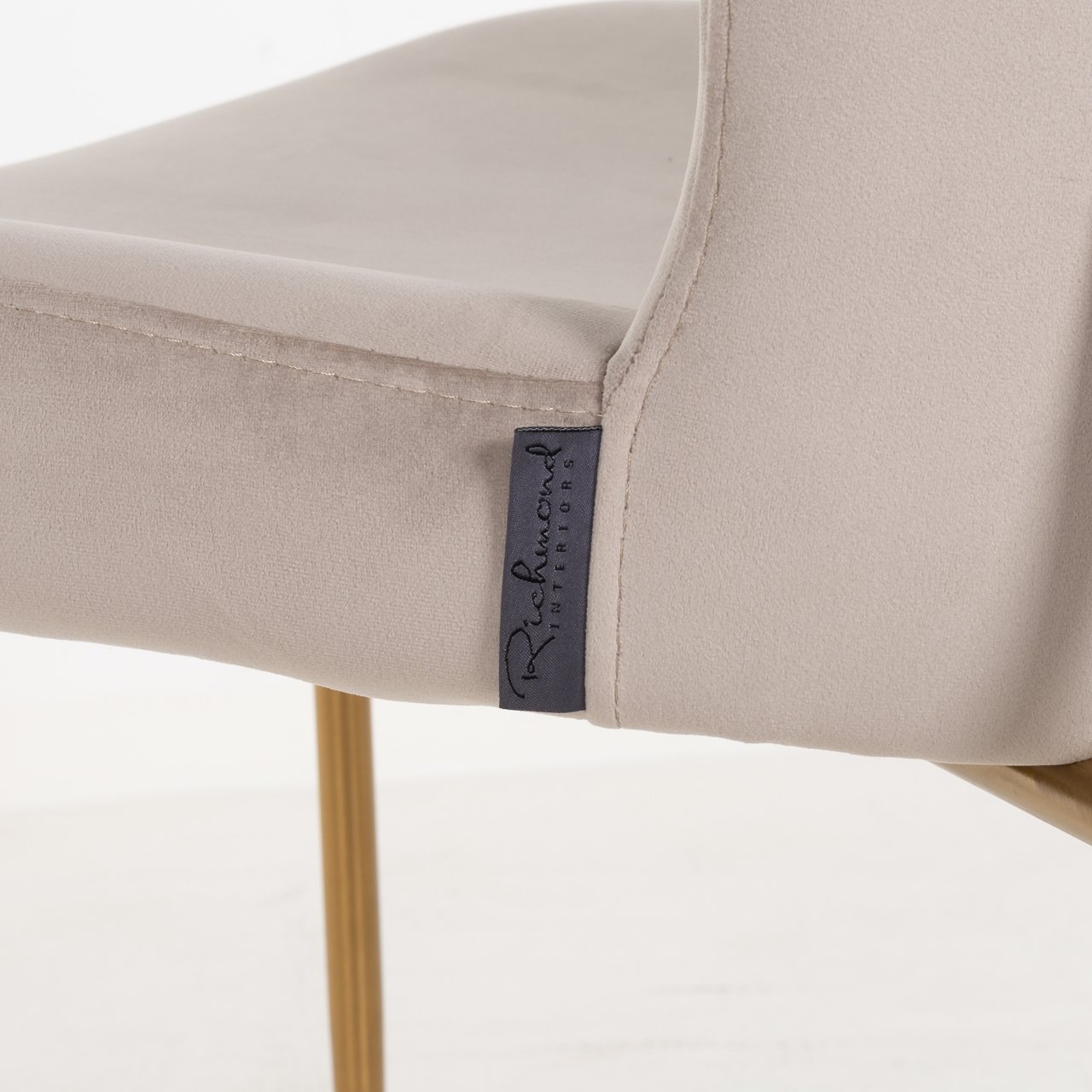 Esszimmerstuhl Odessa khaki velvet fire retardant (Set of 2) Esszimmerstuhl Odessa khaki velvet fire retardant (Set of 2)
