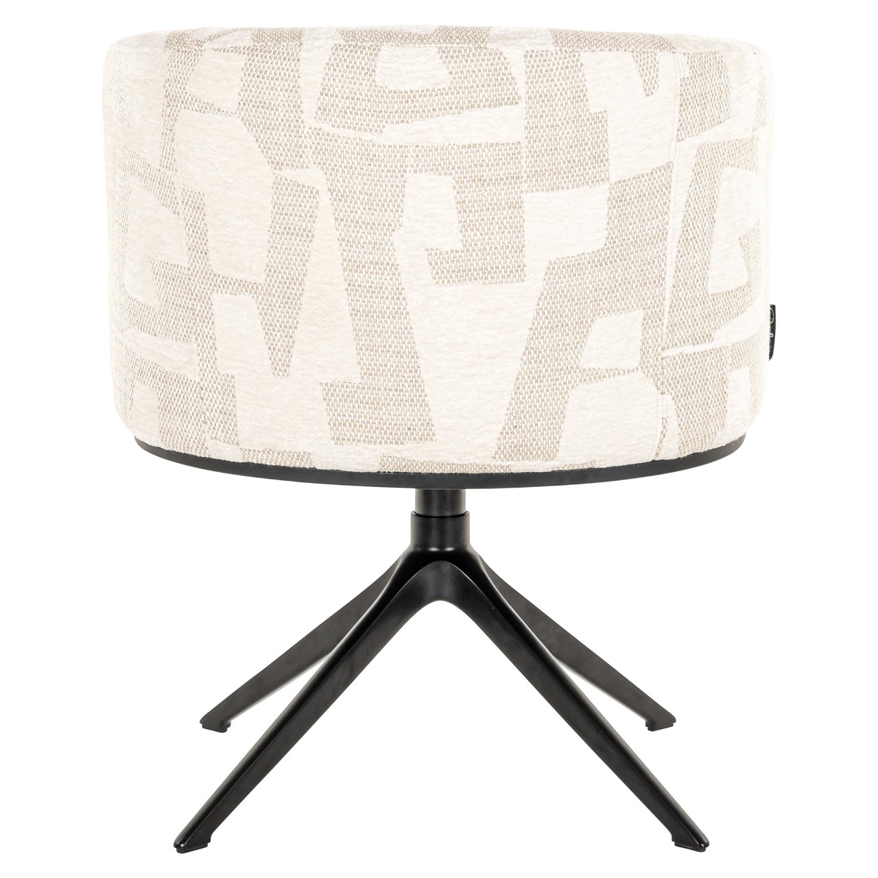 Esszimmerstuhl Cheyenne beige graffic swivel Esszimmerstuhl Cheyenne beige graffic swivel