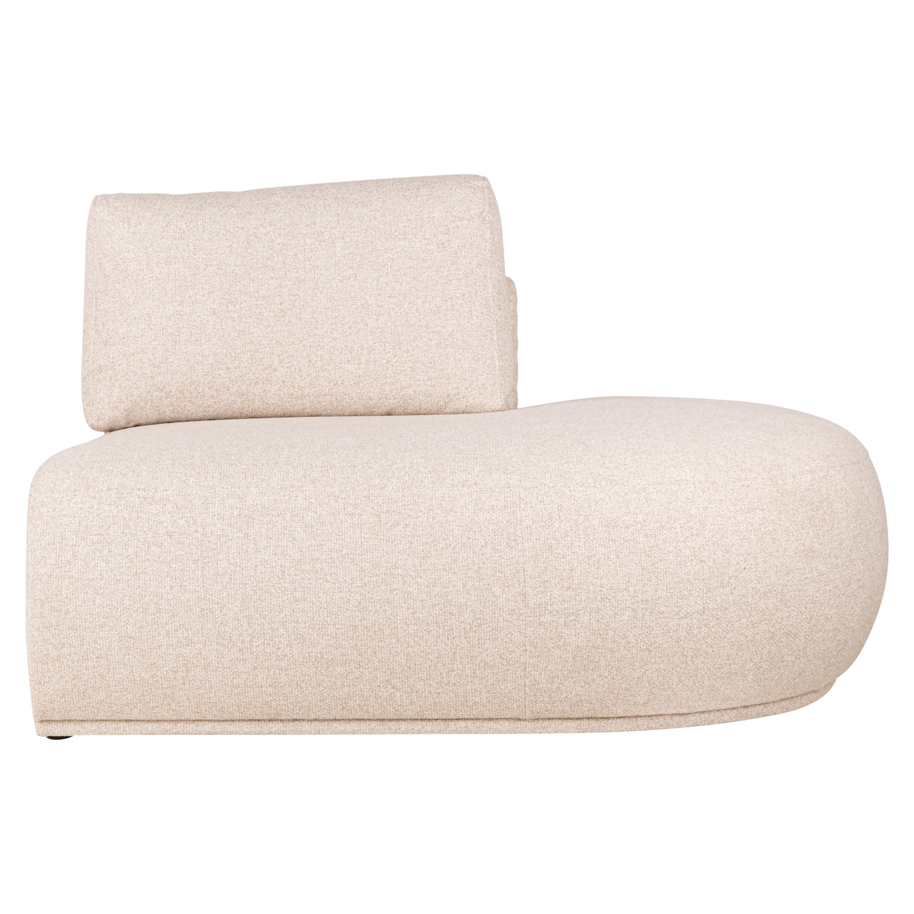 Sofa Bolica cayenne ecru ottoman right