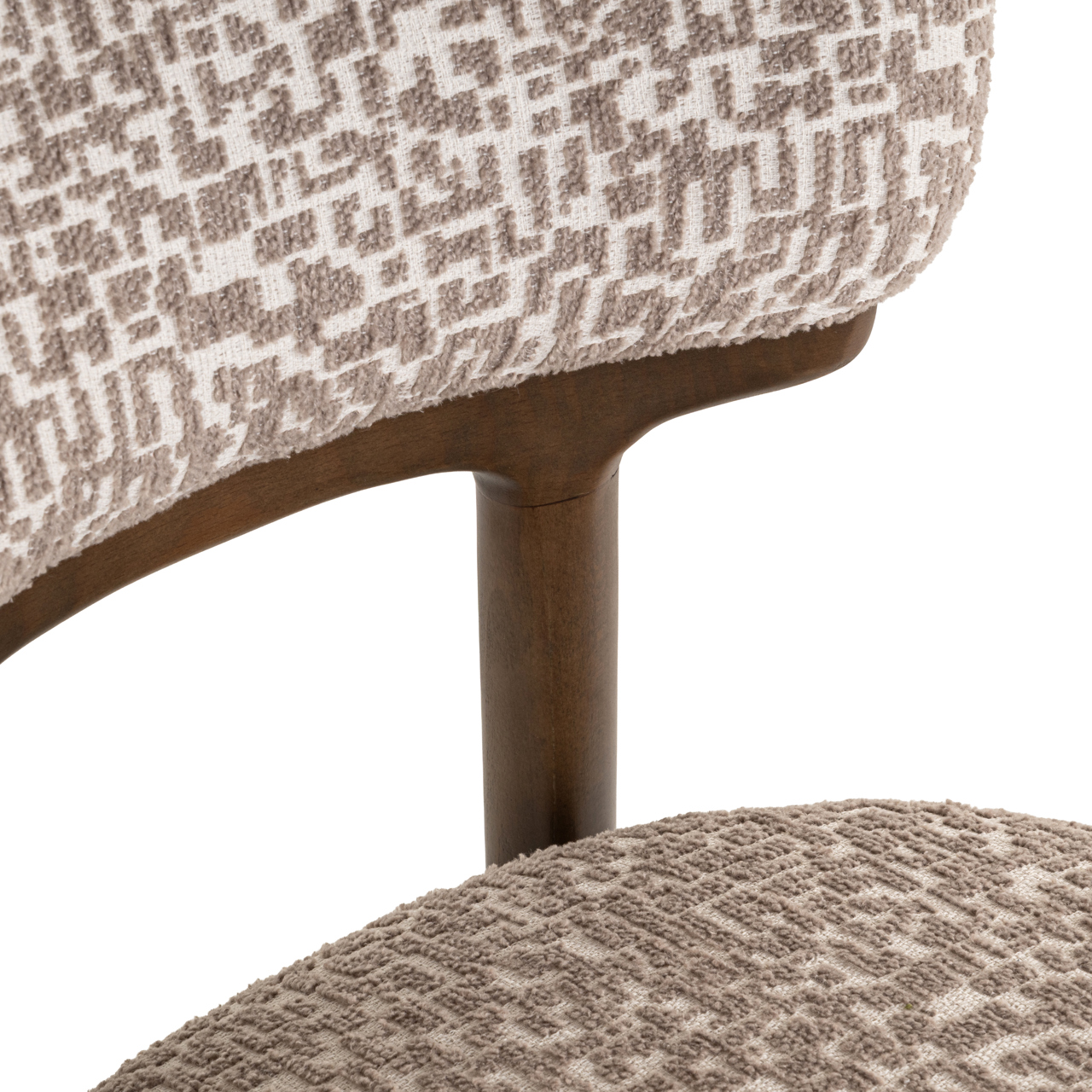 Esszimmerstuhl Basker natural geo (Set of 2)