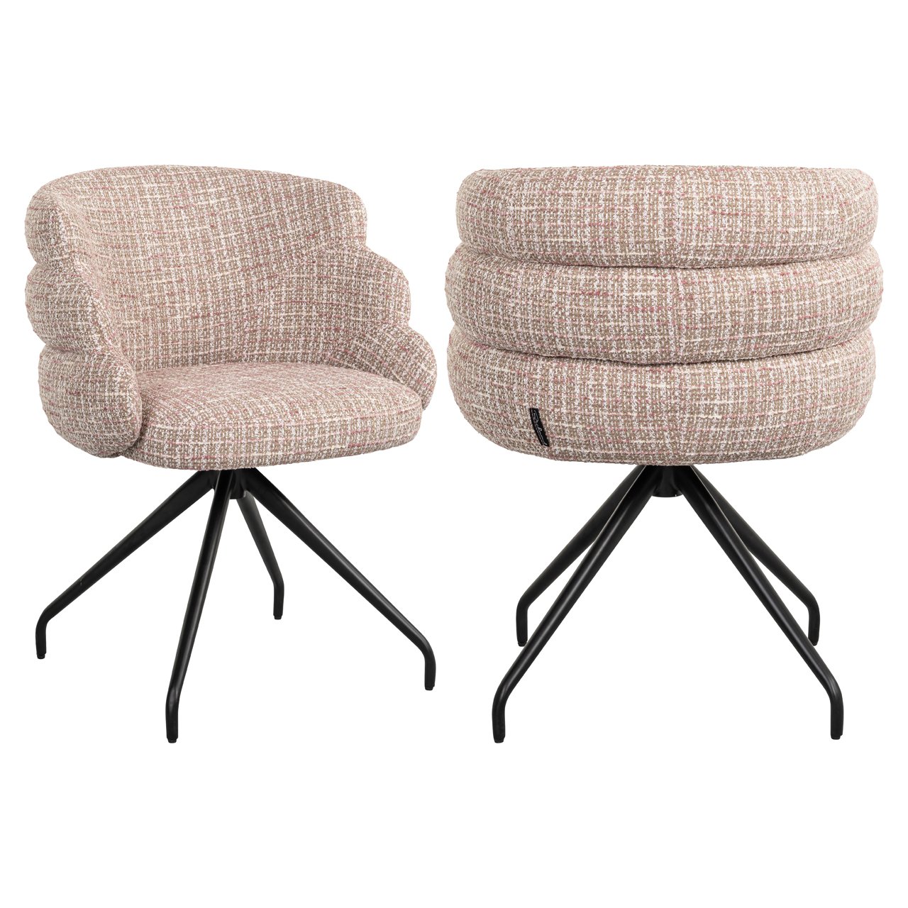 Esszimmerstuhl Kayla trendy rose swivel Esszimmerstuhl Kayla trendy rose swivel