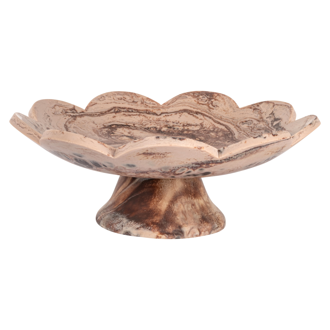 Schale Peony chocolat brown