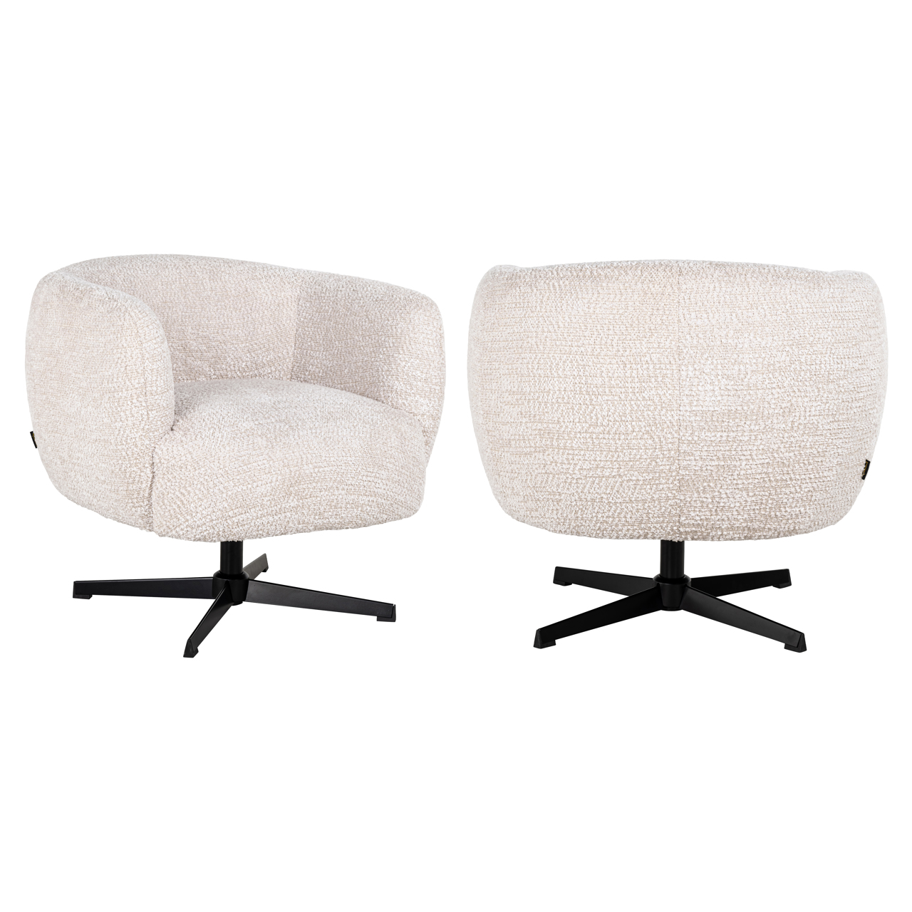 Lounge Stuhl Estelle lovely cream swivel