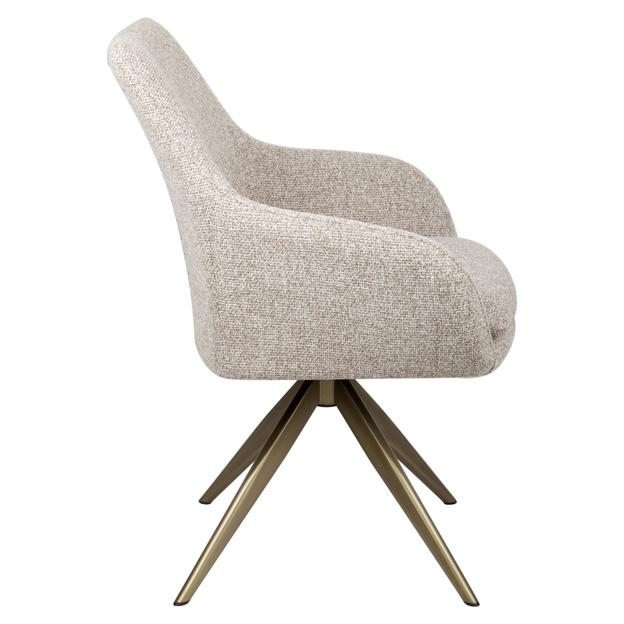 Esszimmerstuhl Lisonne cayenne brown swivel fire retardant