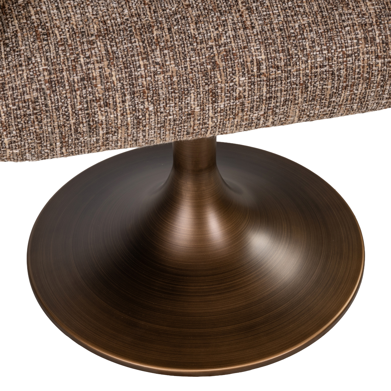 Esszimmerstuhl Aldo brown tweed swivel