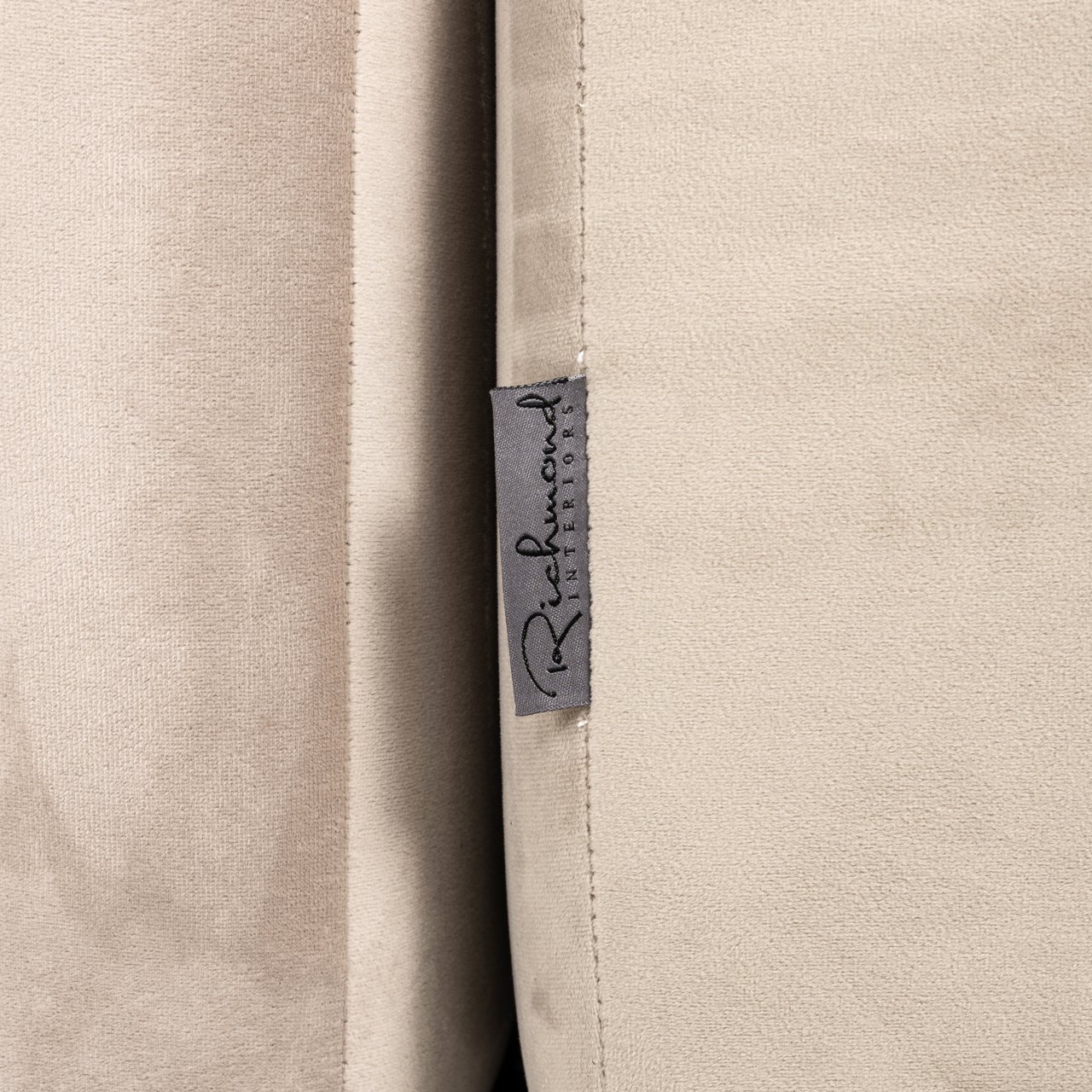 Sofa Cube khaki velvet 3-seater + lounge right Sofa Cube khaki velvet 3-seater + lounge right