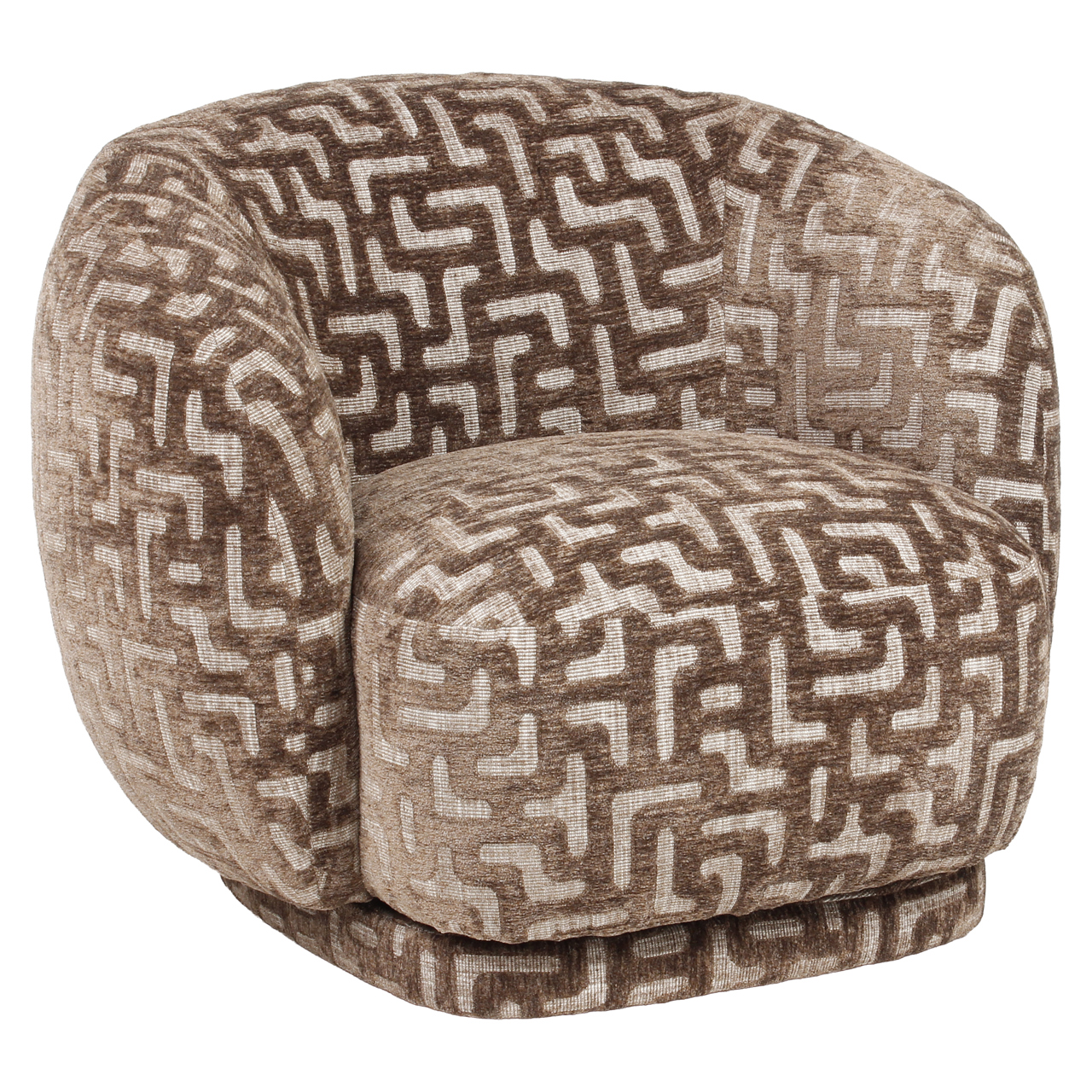 Lounge Stuhl Negreslo brown labyrinth