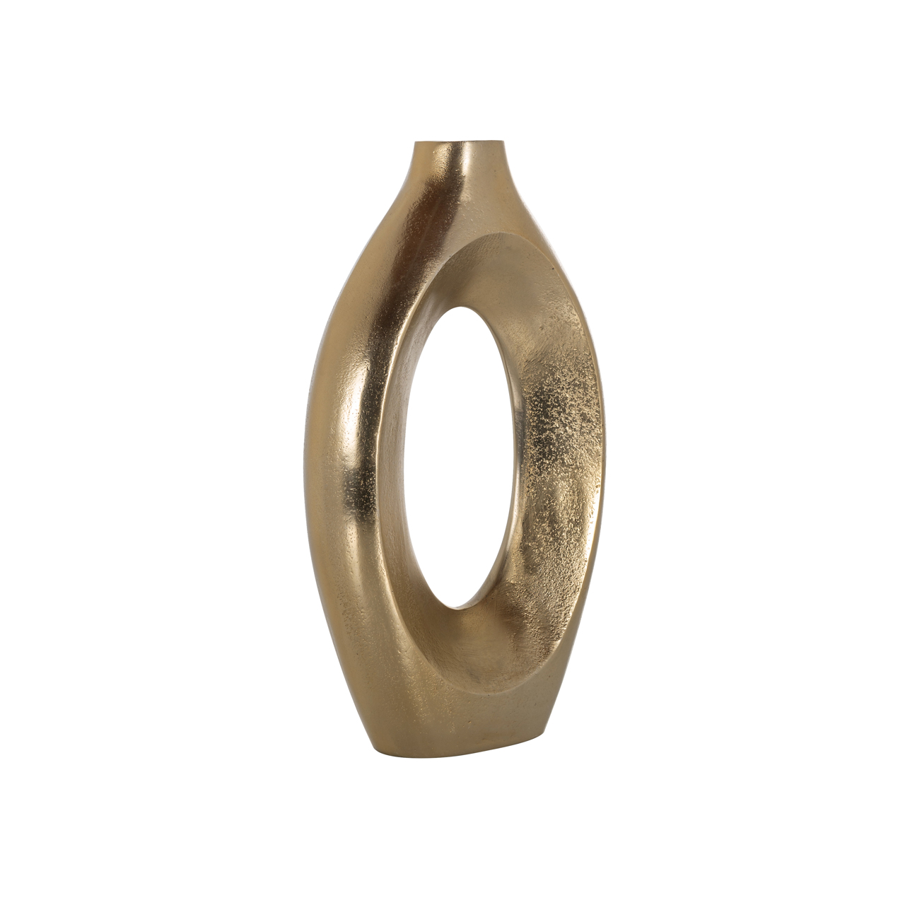 Vase Alma brushed gold large