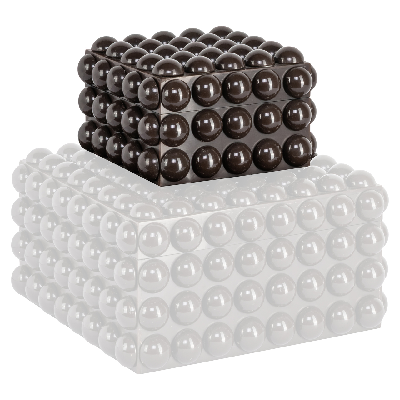 Aufbewahrungsbox Nyx dark brown small