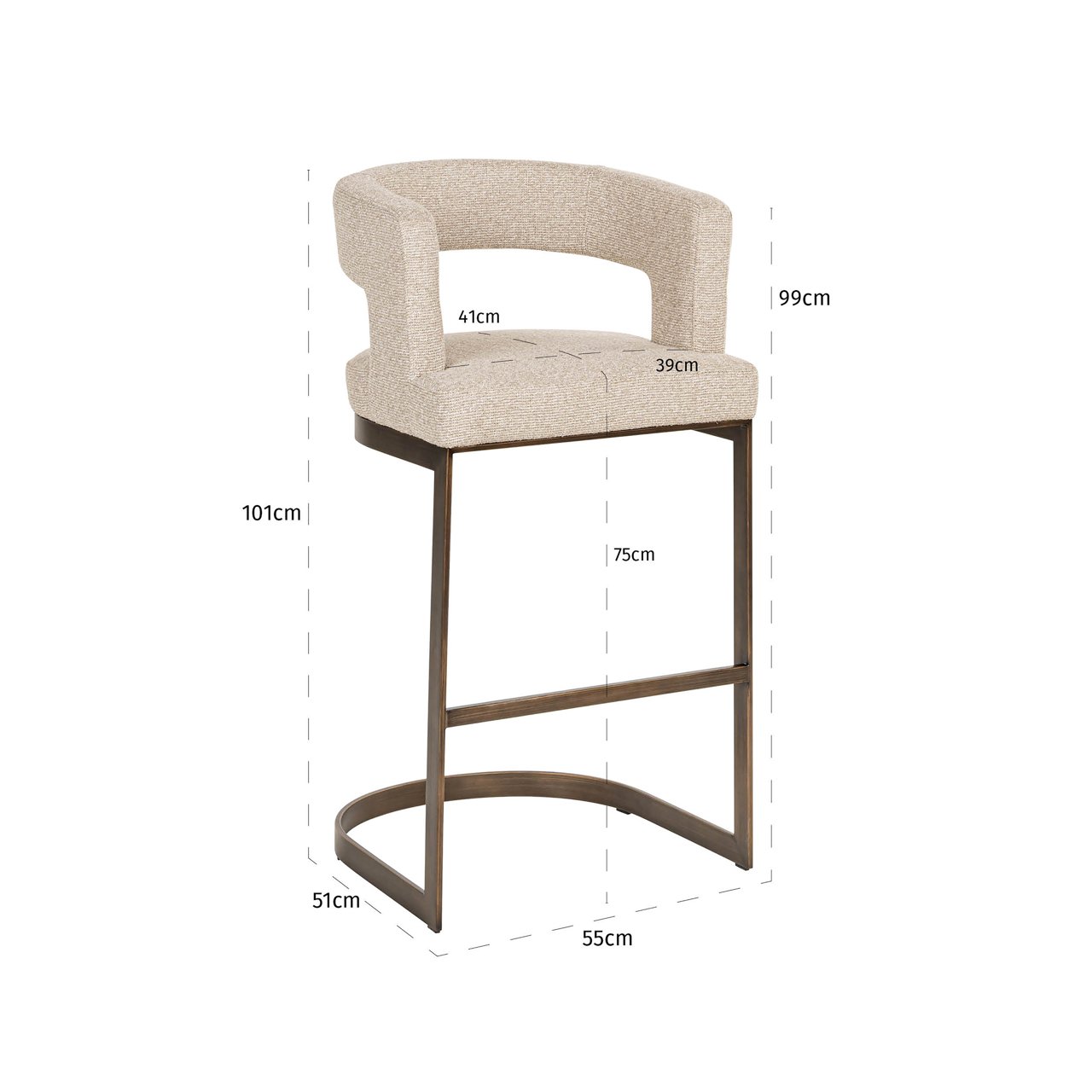 Barhocker Ellis biscotti