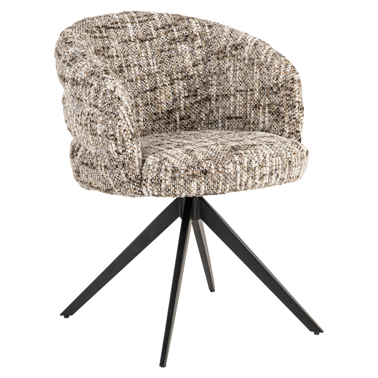 Esszimmerstuhl Serenity brown omara swivel fire retardant