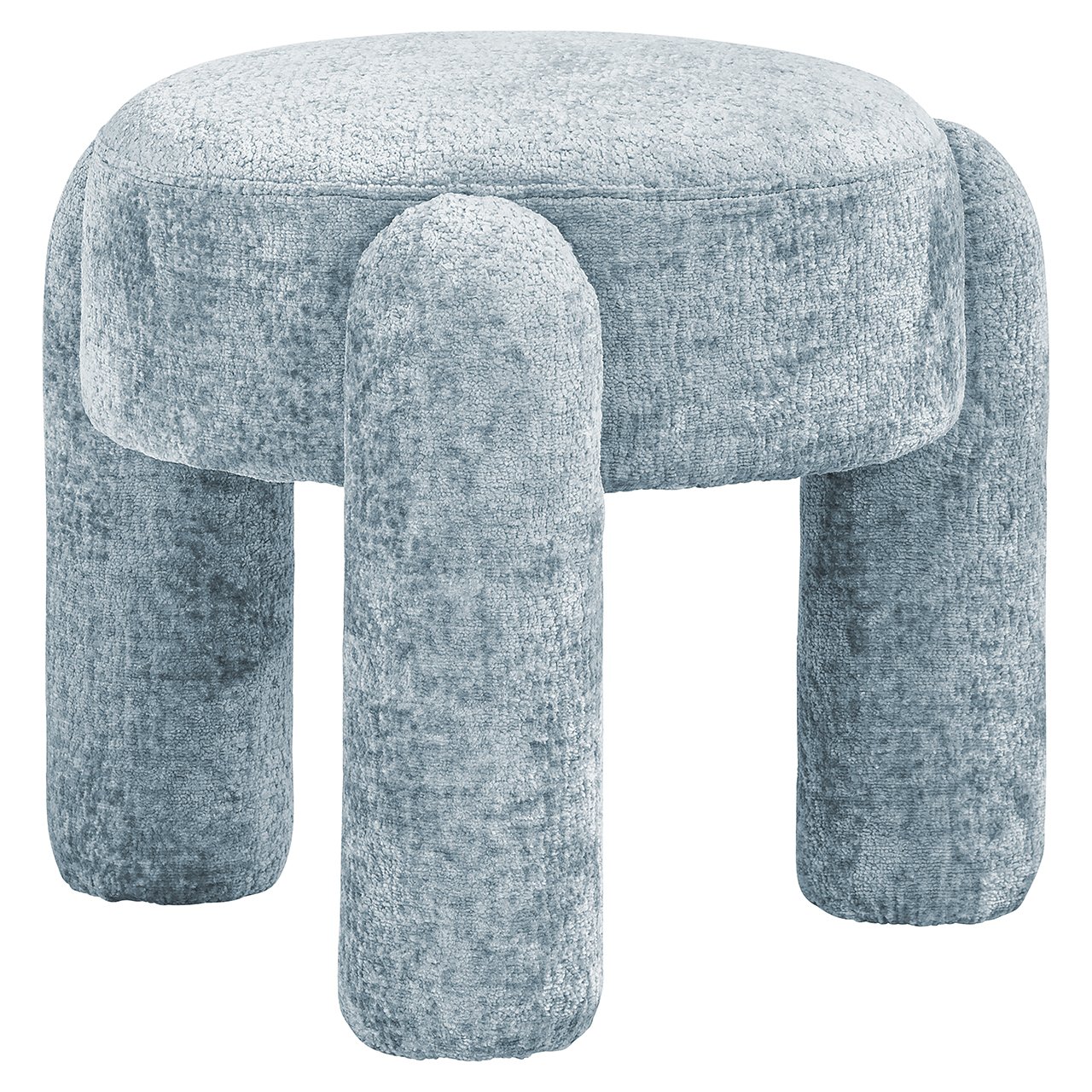 Hocker Holly light blue chenille (Bergen 602 Light blue Chenille)