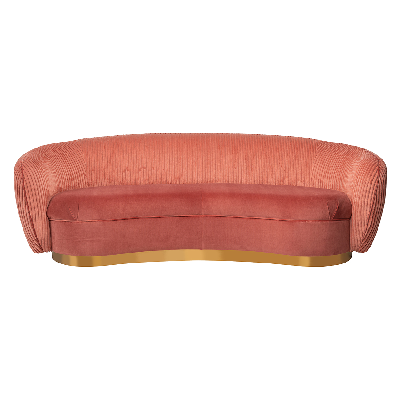 Richmond Sofa Waylon Pink Samt + Rippe (Pink) Richmond Sofa Waylon Pink Samt + Rippe (Pink)