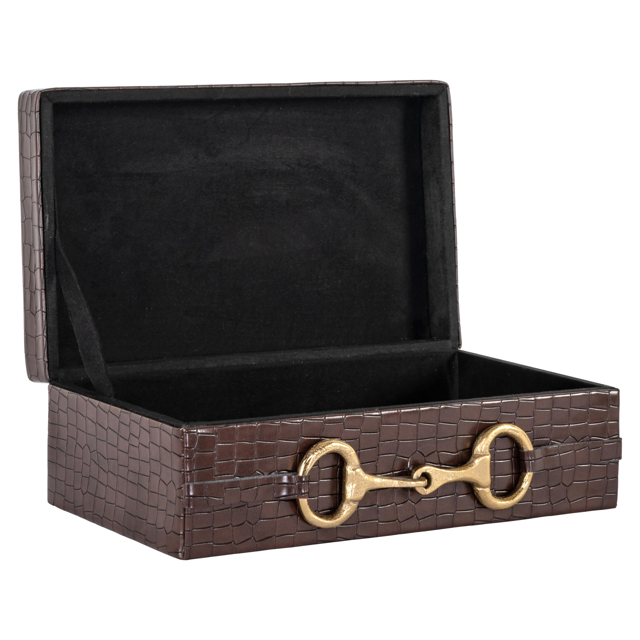 Aufbewahrungsbox Rex dark brown large